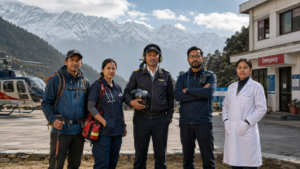 Trekker, doctor, Paramedic, Pilot